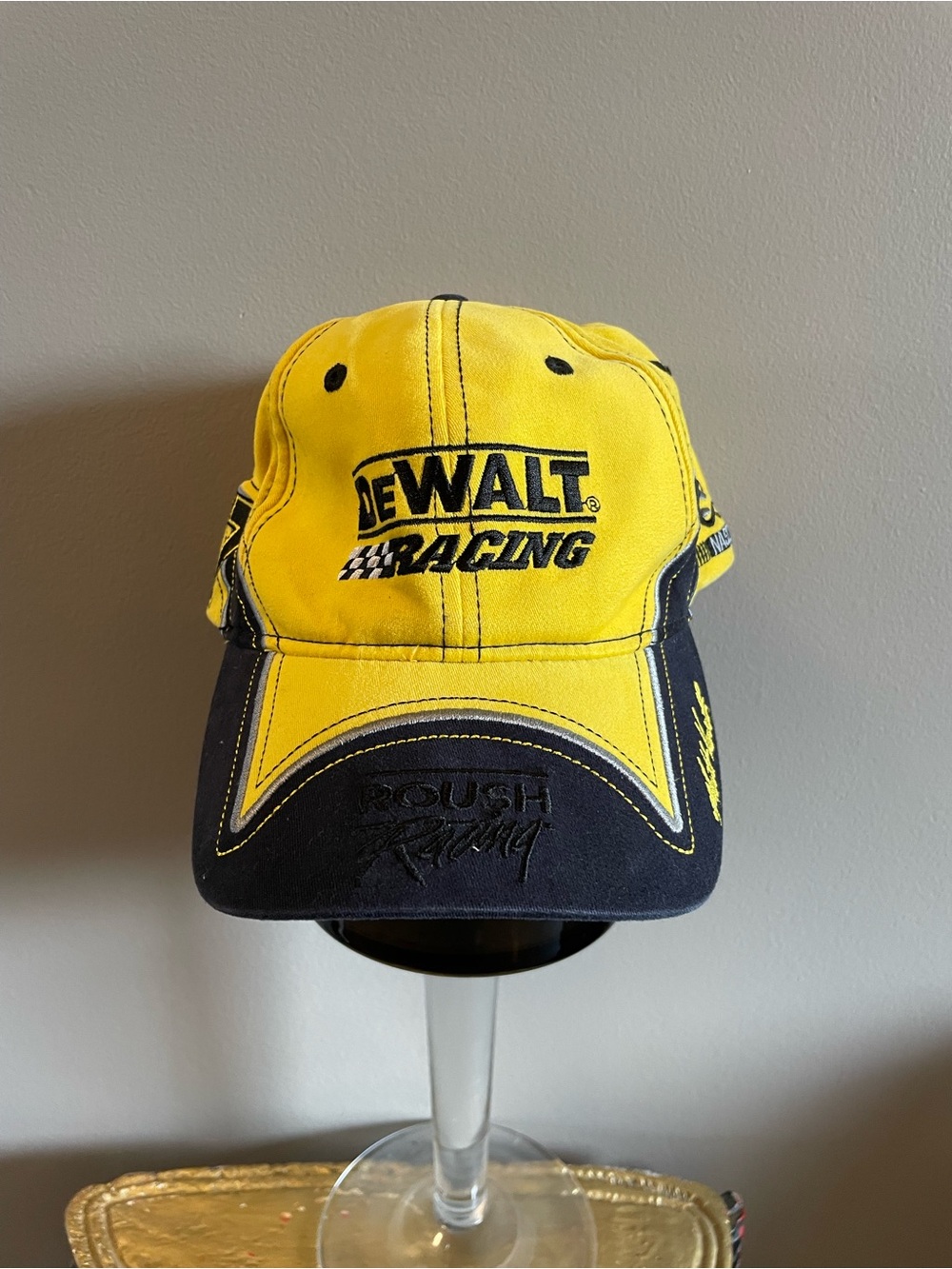 Chase Authentics DEWALT Racing Yellow and Black Hat